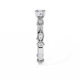 WOKE ™ 0.95 CARAT VVS-EF Lab Grown Diamond ring in 14/18k Gold| WOKE