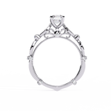WOKE ™ 0.95 CARAT VVS-EF Lab Grown Diamond ring in 14/18k Gold| WOKE