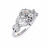WOKE ™ 1.25 CARAT VVS-EF Lab Grown Diamond ring in 14/18k Gold| WOKE