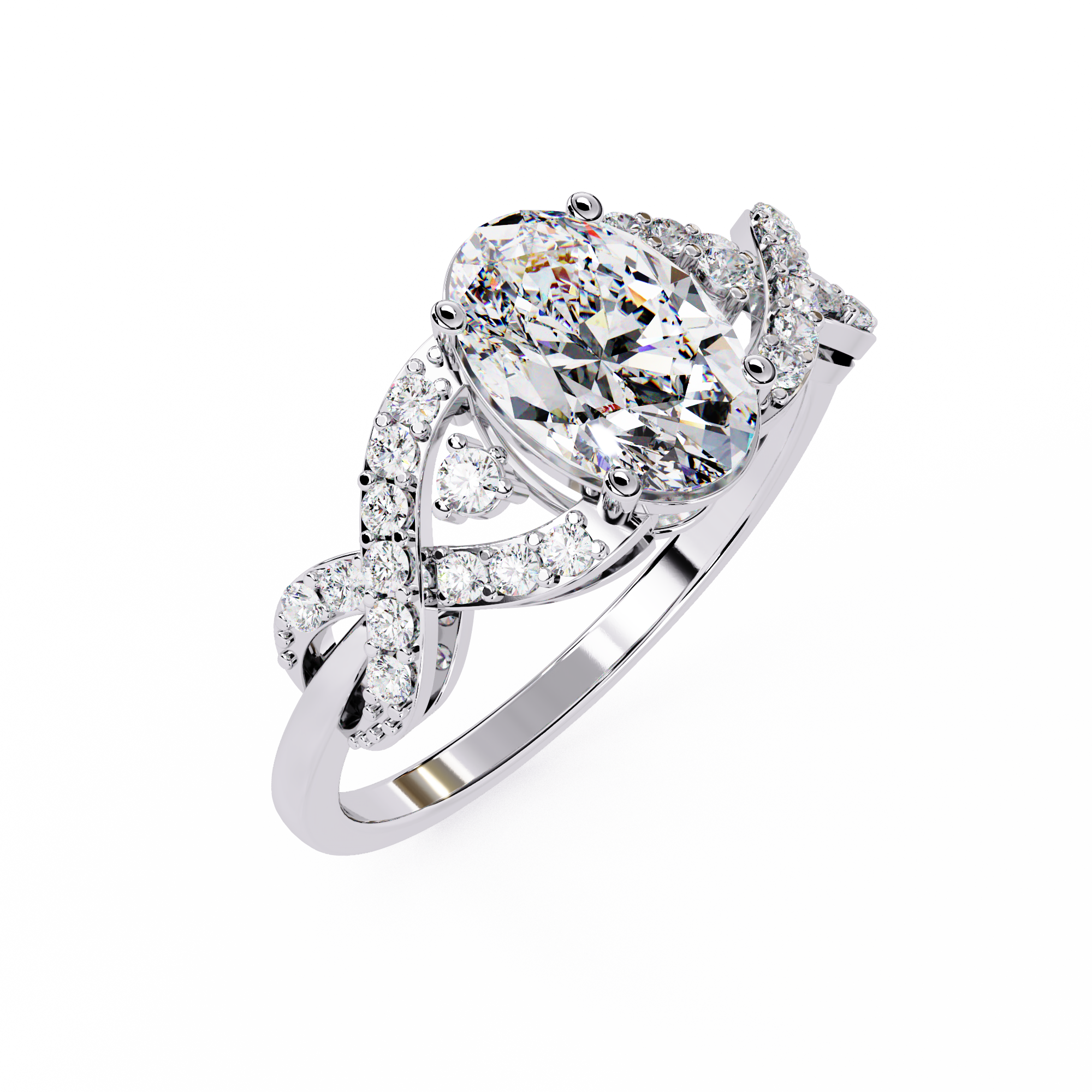 WOKE ™ 1.25 CARAT VVS-EF Lab Grown Diamond ring in 14/18k Gold| WOKE