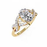 WOKE ™ 1.25 CARAT VVS-EF Lab Grown Diamond ring in 14/18k Gold| WOKE