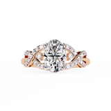 WOKE ™ 1.25 CARAT VVS-EF Lab Grown Diamond ring in 14/18k Gold| WOKE