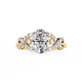 WOKE ™ 1.25 CARAT VVS-EF Lab Grown Diamond ring in 14/18k Gold| WOKE