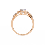 WOKE ™ 1.25 CARAT VVS-EF Lab Grown Diamond ring in 14/18k Gold| WOKE