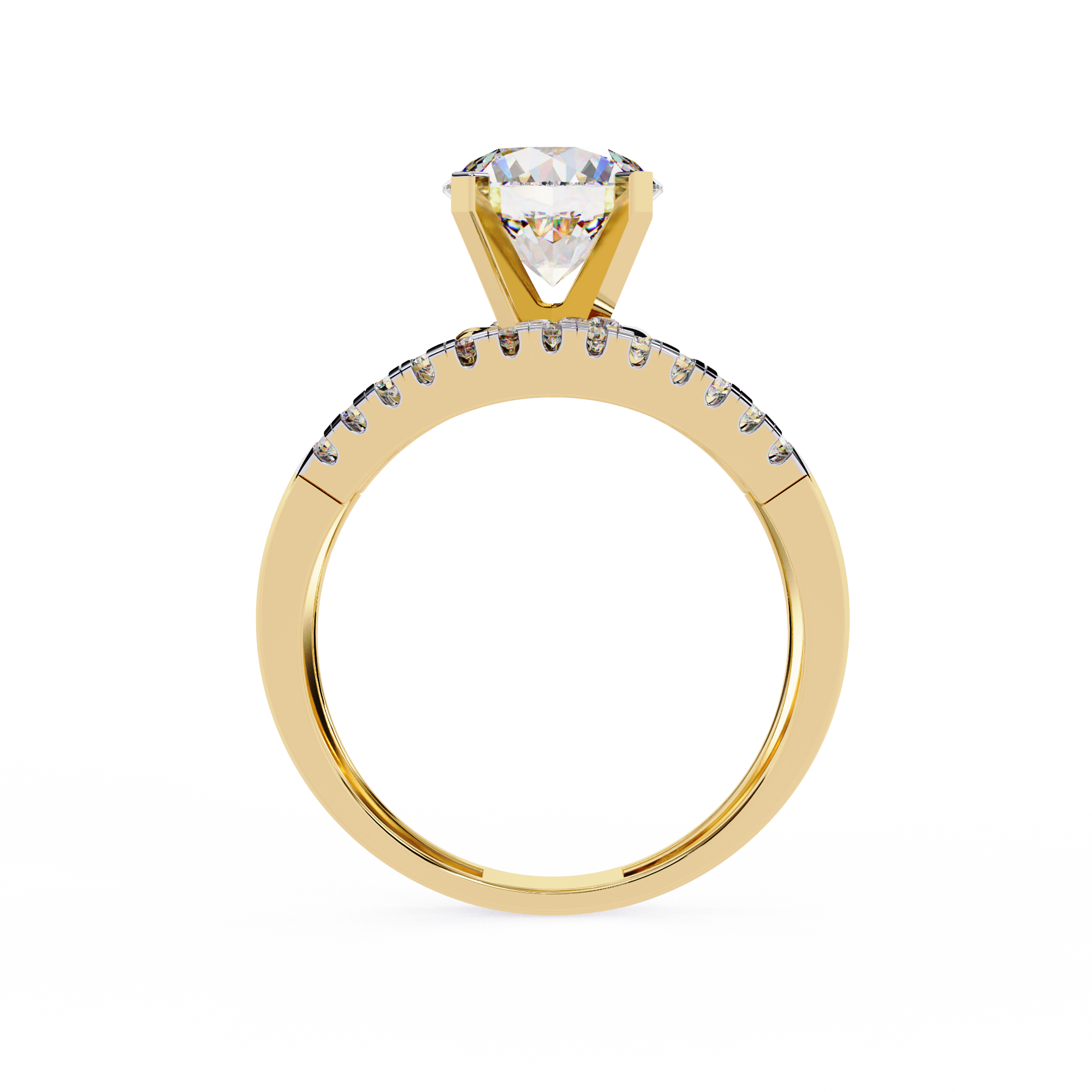 WOKE ™ 1.25 CARAT VVS-EF Lab Grown Diamond ring in 14/18k Gold| WOKE