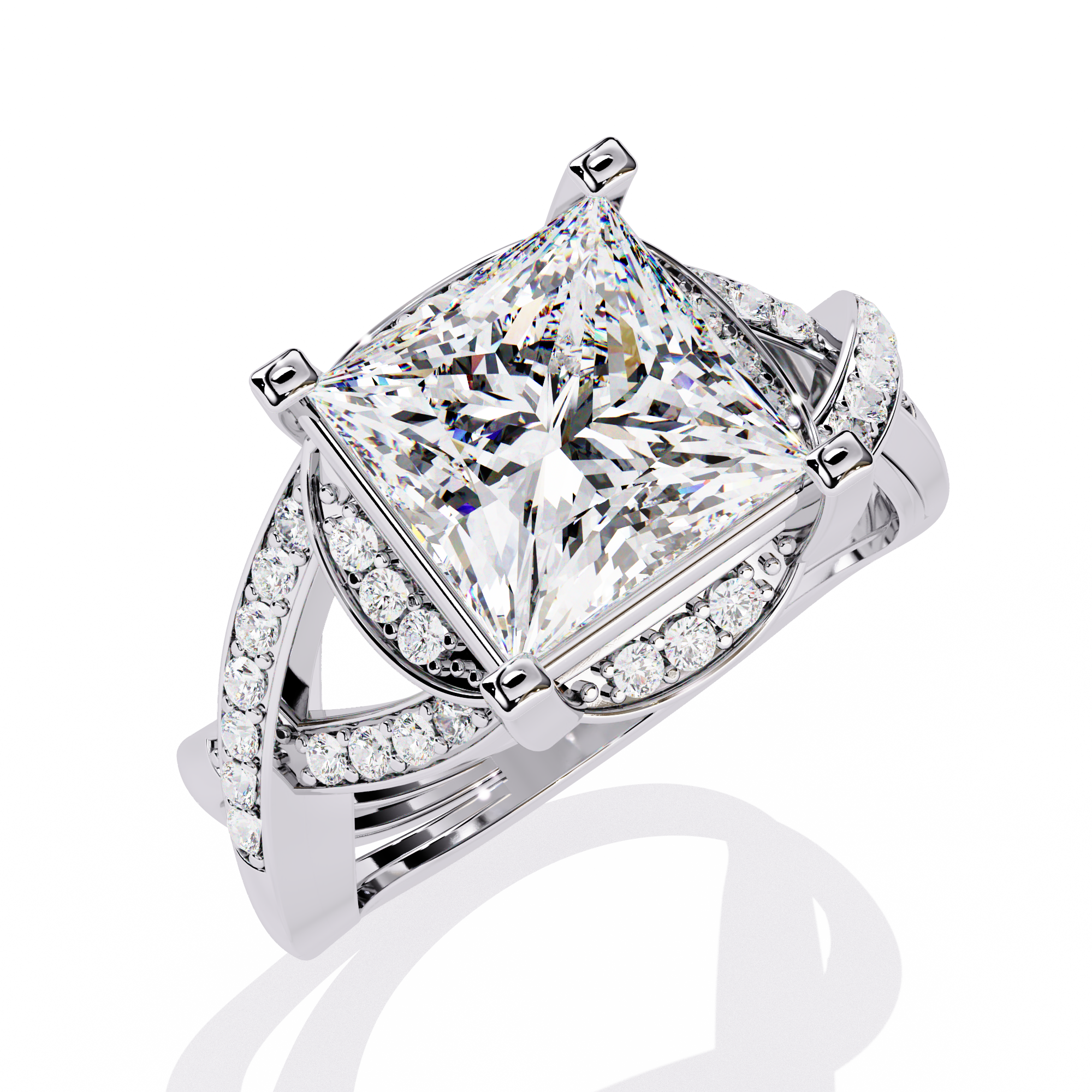 WOKE ™ 1.75 CARAT VVS-EF Lab Grown Diamond ring in 14/18k Gold| WOKE