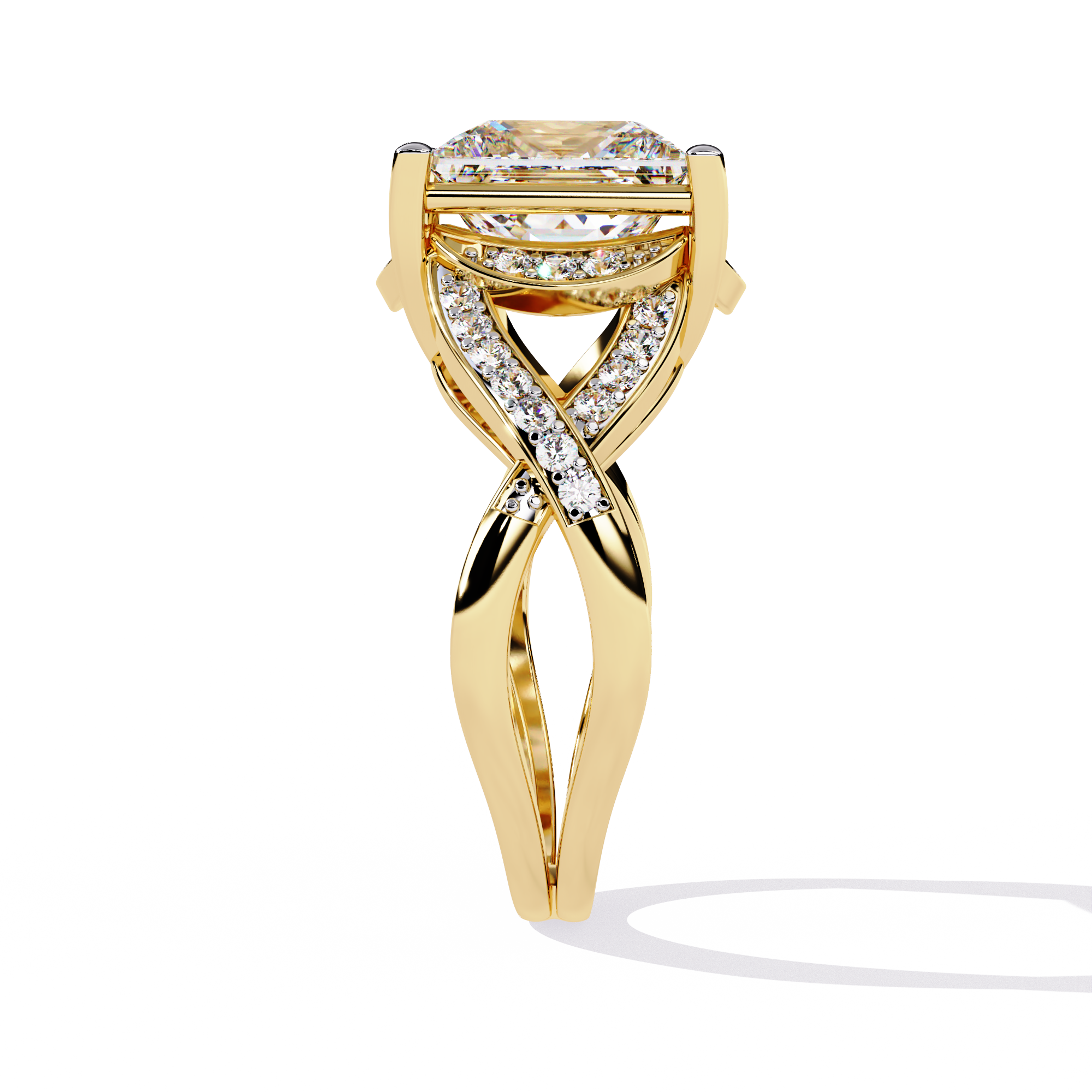 WOKE ™ 1.75 CARAT VVS-EF Lab Grown Diamond ring in 14/18k Gold| WOKE