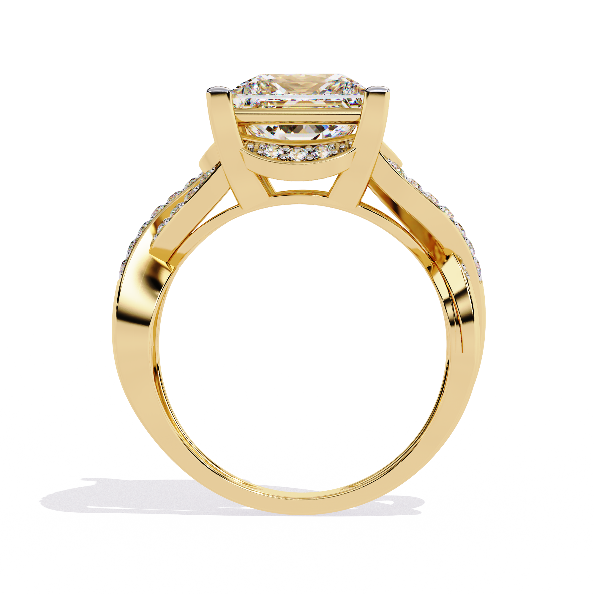 WOKE ™ 1.75 CARAT VVS-EF Lab Grown Diamond ring in 14/18k Gold| WOKE