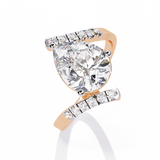 WOKE ™ 1.75 CARAT VVS-EF Lab Grown Diamond ring in 14/18k Gold| WOKE