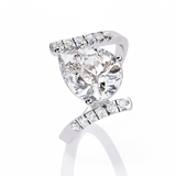 WOKE ™ 1.75 CARAT VVS-EF Lab Grown Diamond ring in 14/18k Gold| WOKE