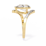 WOKE ™ 1.75 CARAT VVS-EF Lab Grown Diamond ring in 14/18k Gold| WOKE