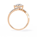 WOKE ™ 1.75 CARAT VVS-EF Lab Grown Diamond ring in 14/18k Gold| WOKE