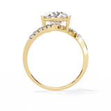 WOKE ™ 1.75 CARAT VVS-EF Lab Grown Diamond ring in 14/18k Gold| WOKE