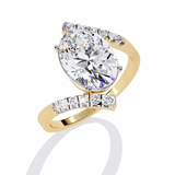 WOKE ™ 1.75 CARAT VVS-EF Lab Grown Diamond ring in 14/18k Gold| WOKE