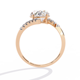 WOKE ™ 1.75 CARAT VVS-EF Lab Grown Diamond ring in 14/18k Gold| WOKE