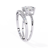 WOKE ™ 1.63 CARAT VVS-EF Lab Grown Diamond ring in 14/18k Gold| WOKE