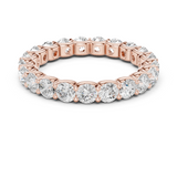 2 CT Round Cut Moissanite Ring in 9K Gold/925 Silver |WOKE