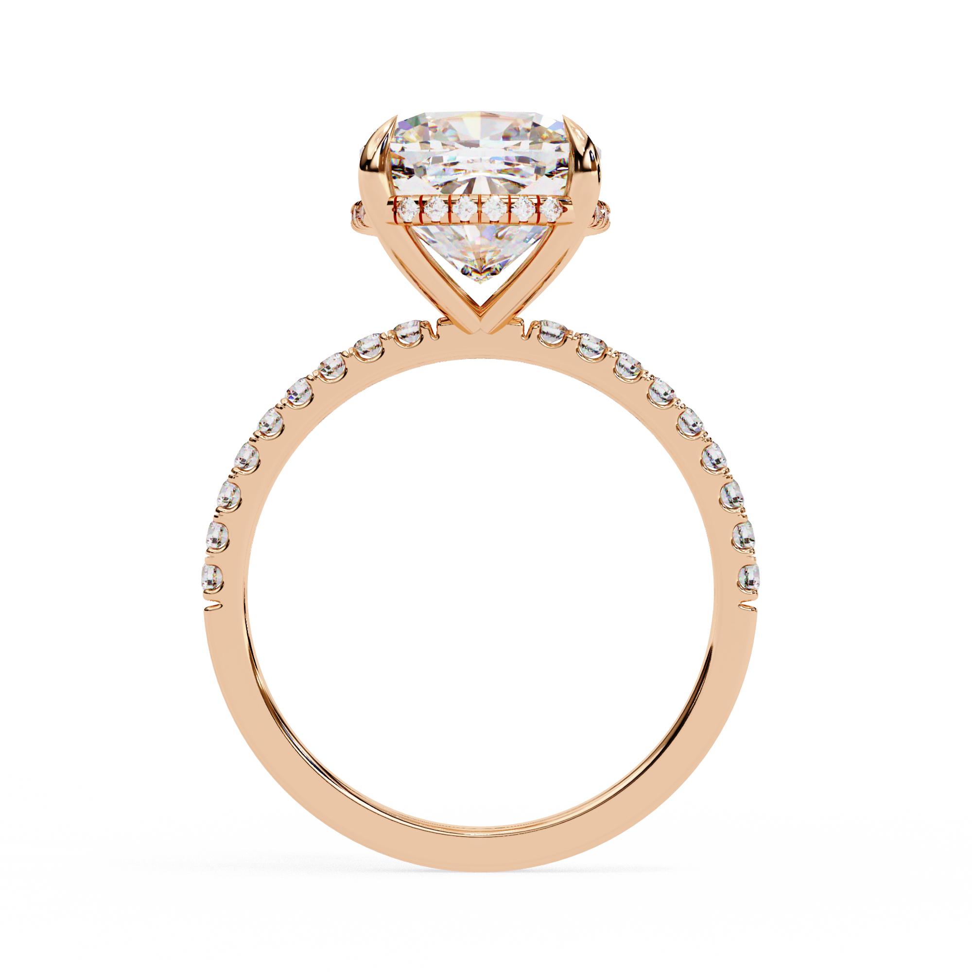 WOKE ™ 1.80 CARAT VVS-EF Lab Grown Diamond ring in 9K/14K/18k Gold