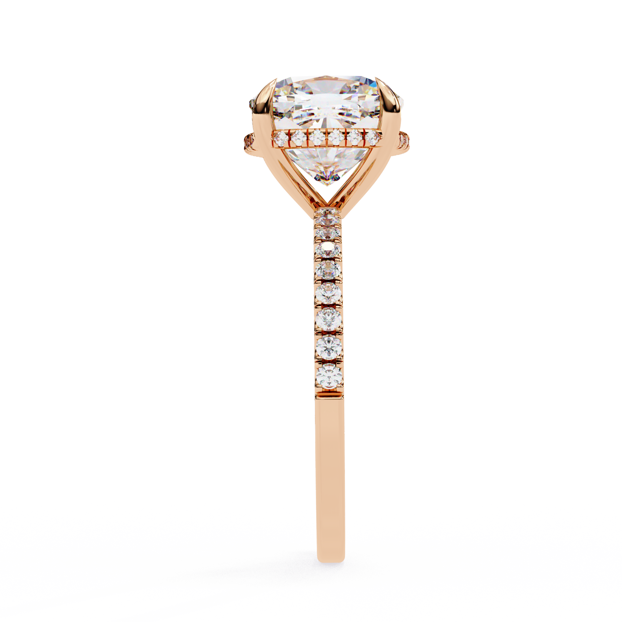 WOKE ™ 1.80 CARAT VVS-EF Lab Grown Diamond ring in 9K/14K/18k Gold