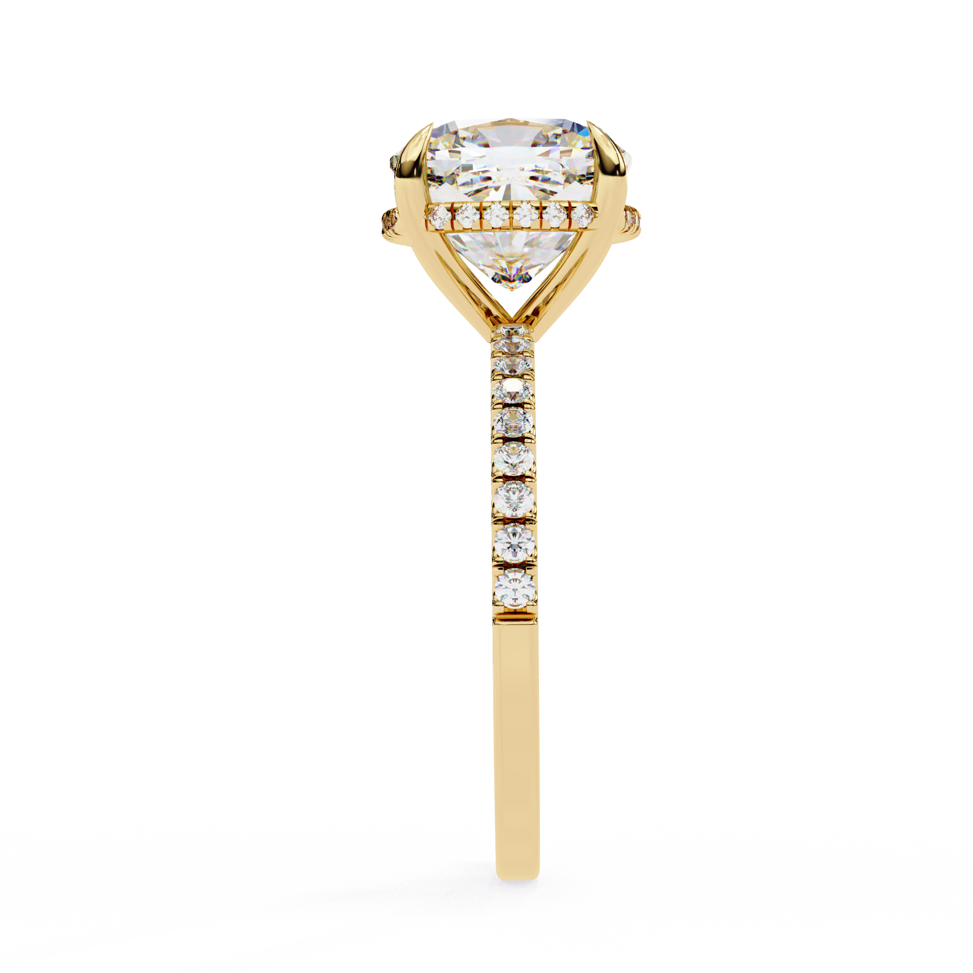 WOKE ™ 1.80 CARAT VVS-EF Lab Grown Diamond ring in 9K/14K/18k Gold