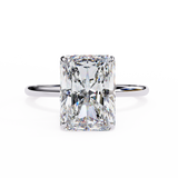 WOKE ™ 1.10 CARAT VVS-EF Radiant Lab Grown Diamond ring in 9K/14K/18k Gold