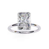 WOKE ™ 1.10 CARAT VVS-EF Radiant Lab Grown Diamond ring in 9K/14K/18k Gold
