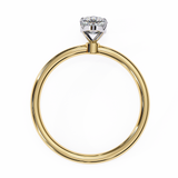 1 CT Marquise Cut Lab Grown Diamond Ring in 9K Gold/14K Gold | WOKE