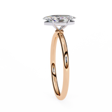 1 CT Marquise Cut Lab Grown Diamond Ring in 9K Gold/14K Gold | WOKE