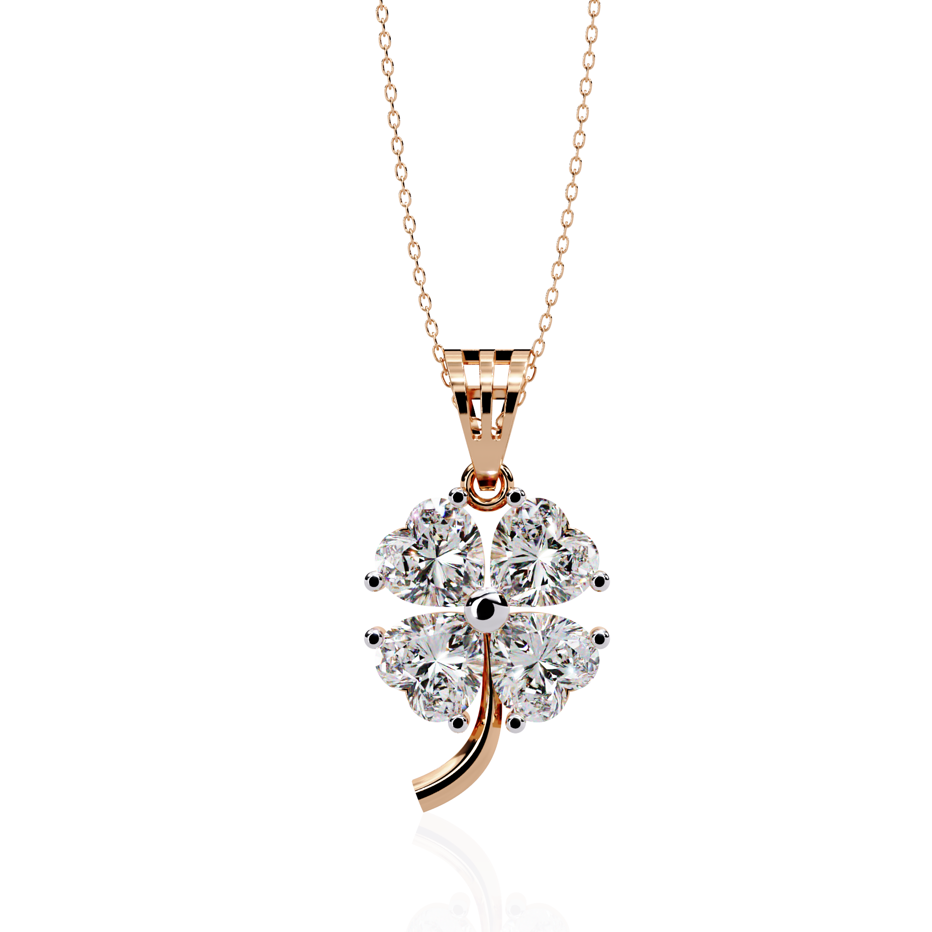 WOKE ™ VVS-F Lab Grown Diamond 1.00 Carat Heart pendant (NO CHAIN)