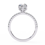 1.5 CT Marquise Solitaire Lab Grown Diamond Ring in 9K Gold/14K Gold |WOKE