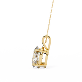 WOKE ™ VVS-F Lab Grown 1.50 Carat Oval cut Diamond pendant No-Chain