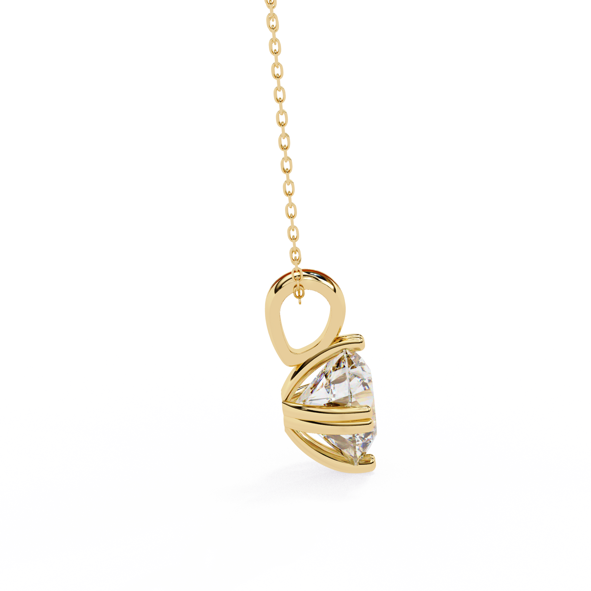 WOKE™️ Classic 8 prong solitaire ( No Chain)