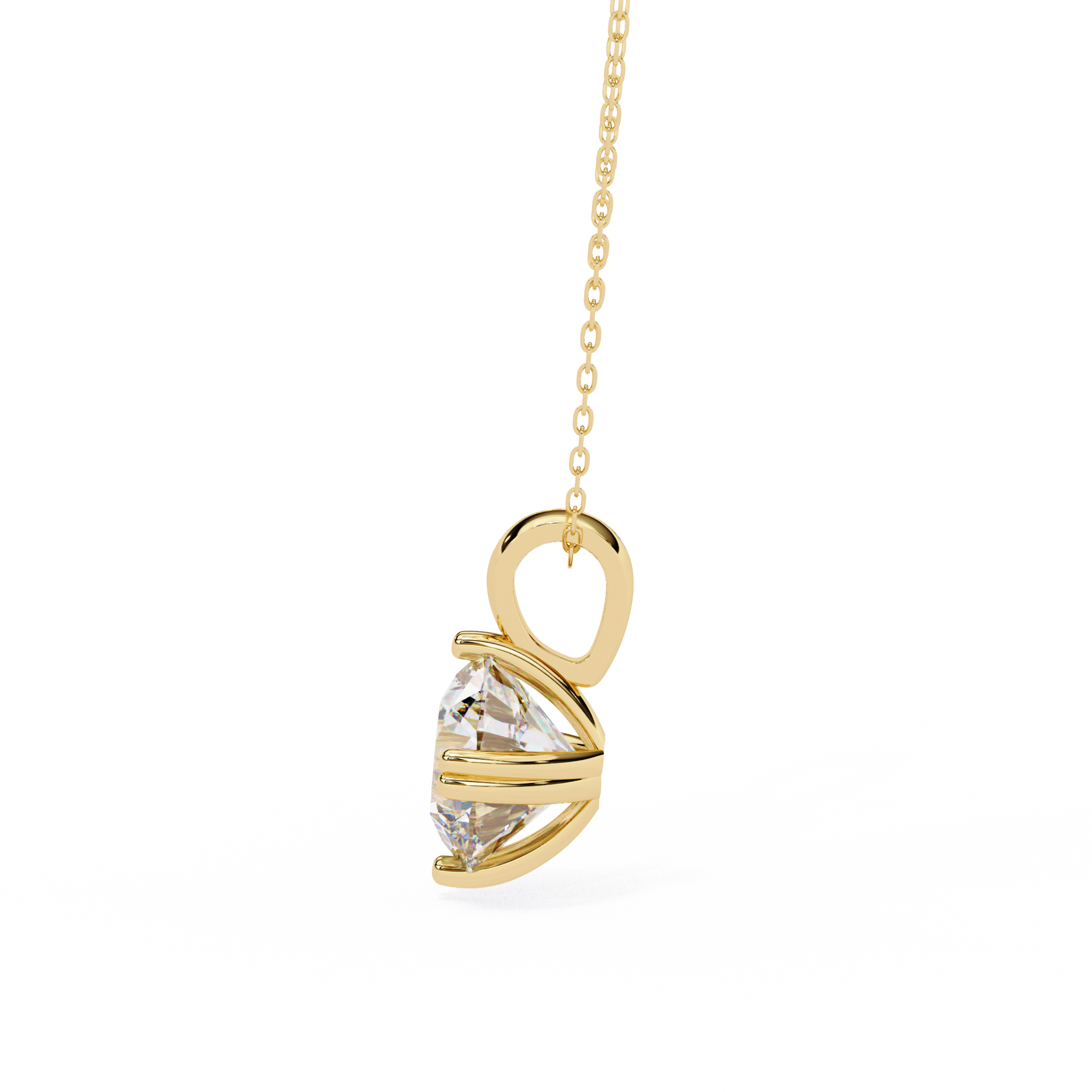 WOKE™️ Classic 8 prong solitaire ( No Chain)