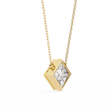 WOKE ™ VVS-F Lab Grown 0.50 Carat Princess cut Diamond pendant | (No chain)
