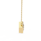 WOKE ™ VVS-F Lab Grown 0.50 Carat Princess cut Diamond pendant | (No chain)