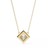 WOKE ™ VVS-F Lab Grown 0.50 Carat Princess cut Diamond pendant | (No chain)