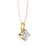 WOKE ™ VVS-F Lab Grown 1.00 Carat Princess cut Diamond pendant | ( No chain)