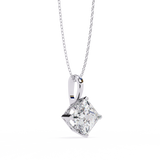 WOKE ™ VVS-F Lab Grown 1.00 Carat Princess cut Diamond pendant | ( No chain)