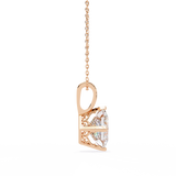 WOKE ™ VVS-F Lab Grown 1.00 Carat Princess cut Diamond pendant | ( No chain)