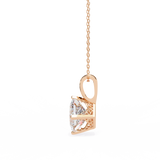 WOKE ™ VVS-F Lab Grown 1.00 Carat Princess cut Diamond pendant | ( No chain)