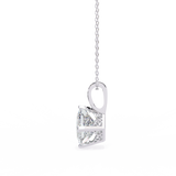 WOKE ™ VVS-F Lab Grown 1.00 Carat Princess cut Diamond pendant | ( No chain)