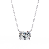 WOKE ™ VVS-F Lab Grown 1.00 Carat Princess cut Diamond pendant | (No chain)