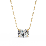 WOKE ™ VVS-F Lab Grown 1.00 Carat Princess cut Diamond pendant | (No chain)