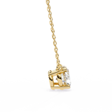 WOKE ™ VVS-F Lab Grown 1.00 Carat Princess cut Diamond pendant | (No chain)