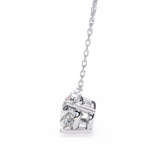 WOKE ™ VVS-F Lab Grown 1.00 Carat Princess cut Diamond pendant | (No chain)