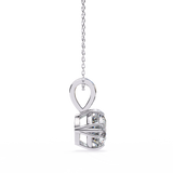 WOKE ™ VVS-F Lab Grown 1.00 Carat Round cut 12 prong Diamond pendant | No chain