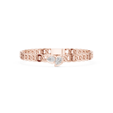 1.03 CT Pear and Oval Moissanite Bracelet in 9K Gold/925 Silver |WOKE