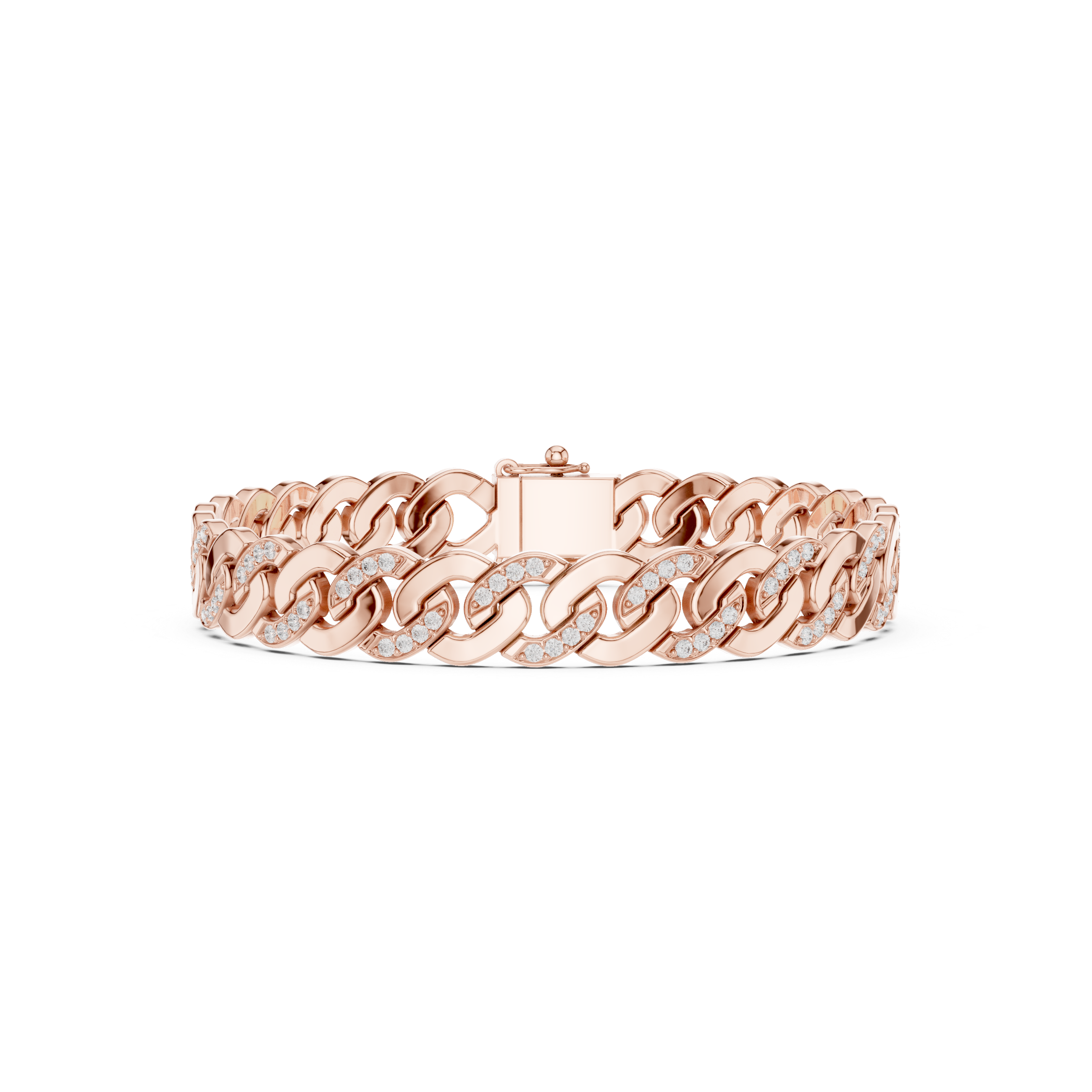 1.1 CT Round Lab Grown Diamond Bracelet in 9K/14K Gold |WOKE
