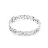 1.1 CT Round Moissanite Bracelet in 925 Silver/9K Gold |WOKE
