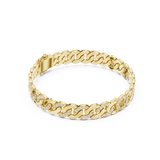1.1 CT Round Lab Grown Diamond Bracelet in 9K/14K Gold |WOKE